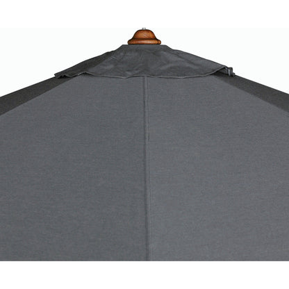 Baska Outdoor Round Umbrella by Four Hands. Made from 100% acrylic, solid fsc®-certified teak in a modern style.