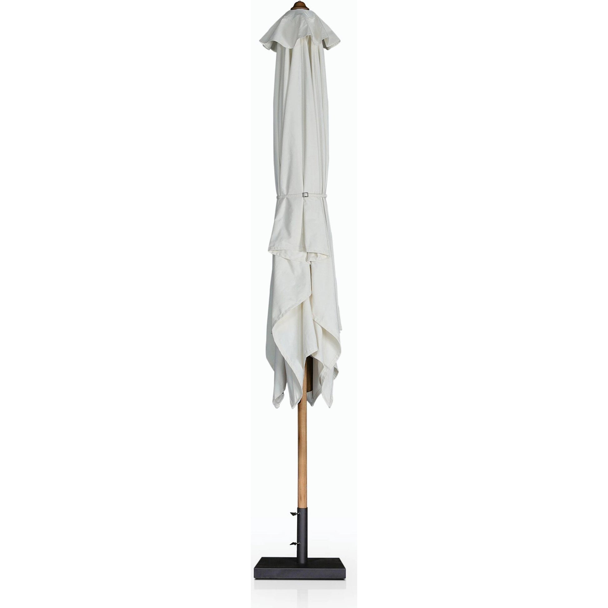 Baska Outdoor Rectangular Umbrella by Four Hands. Made from 100% acrylic, solid fsc®-certified teak in a modern style.