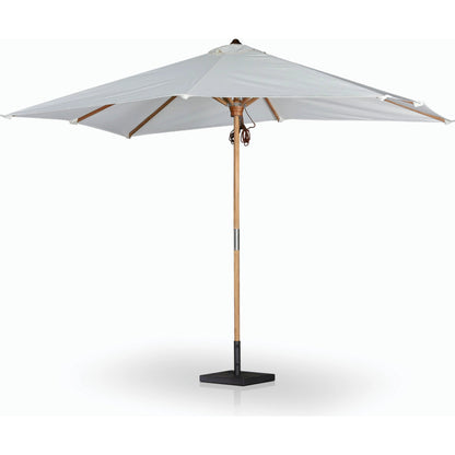 Baska Outdoor Rectangular Umbrella by Four Hands. Made from 100% acrylic, solid fsc®-certified teak in a modern style.