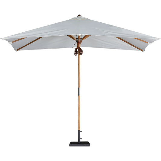 Baska Outdoor Rectangular Umbrella by Four Hands. Made from 100% acrylic, solid fsc®-certified teak in a modern style.