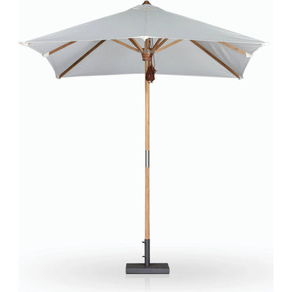 Baska Outdoor Rectangular Umbrella by Four Hands. Made from 100% acrylic, solid fsc®-certified teak in a modern style.
