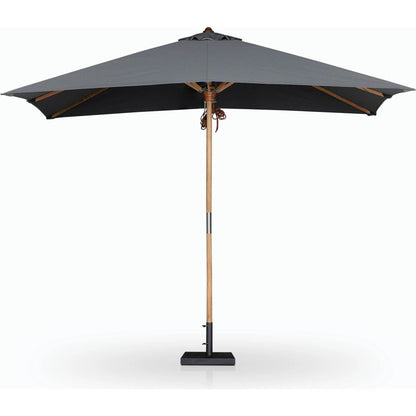 Baska Outdoor Rectangular Umbrella by Four Hands. Made from 100% acrylic, solid fsc®-certified teak in a modern style.