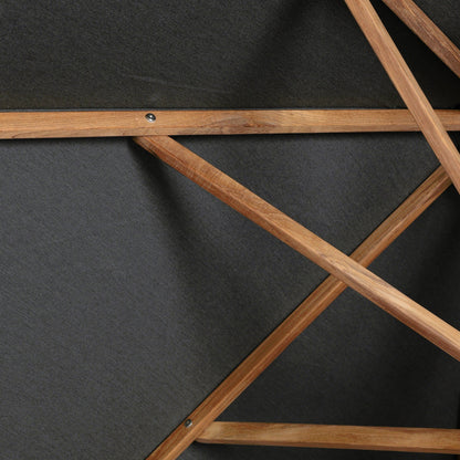 Baska Outdoor Rectangular Umbrella by Four Hands. Made from 100% acrylic, solid fsc®-certified teak in a modern style.