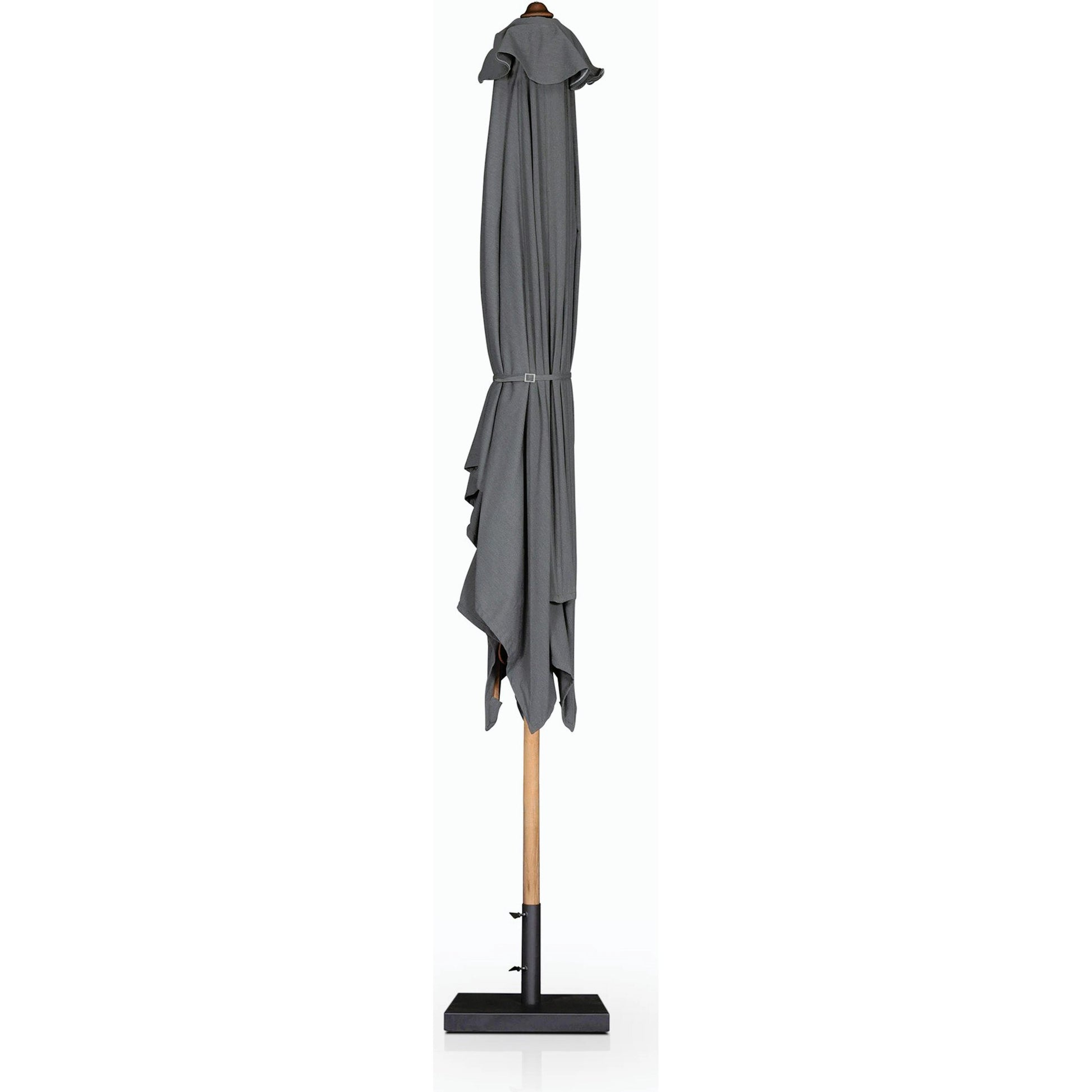 Baska Outdoor Rectangular Umbrella by Four Hands. Made from 100% acrylic, solid fsc®-certified teak in a modern style.