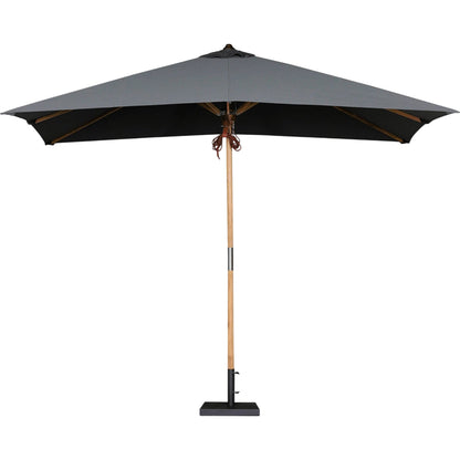 Baska Outdoor Rectangular Umbrella by Four Hands. Made from 100% acrylic, solid fsc®-certified teak in a modern style.