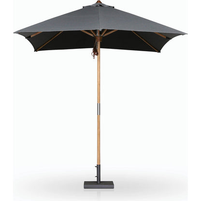 Baska Outdoor Rectangular Umbrella by Four Hands. Made from 100% acrylic, solid fsc®-certified teak in a modern style.