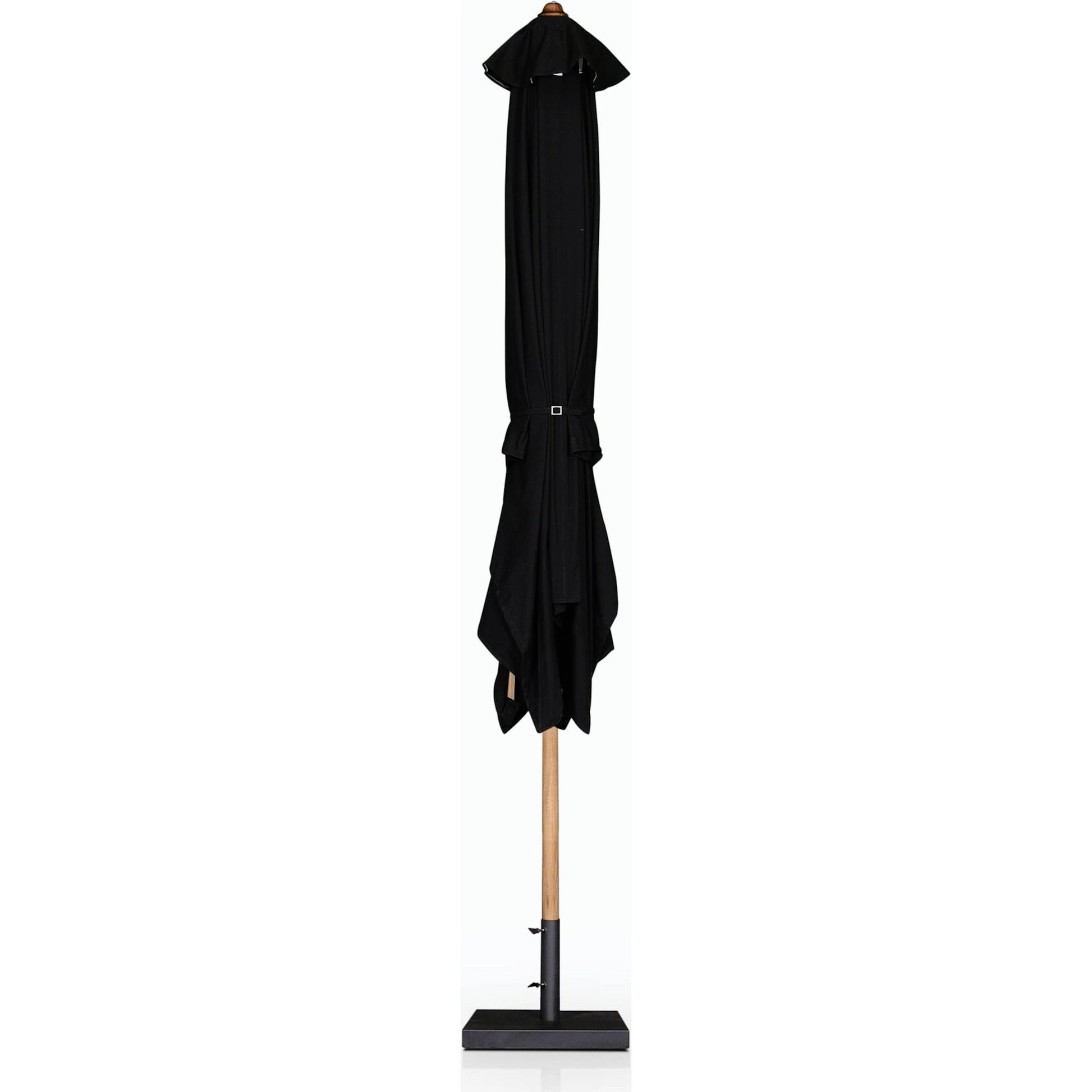 Baska Outdoor Rectangular Umbrella by Four Hands. Made from 100% acrylic, solid fsc®-certified teak in a modern style.