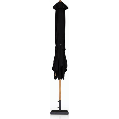 Baska Outdoor Rectangular Umbrella by Four Hands. Made from 100% acrylic, solid fsc®-certified teak in a modern style.
