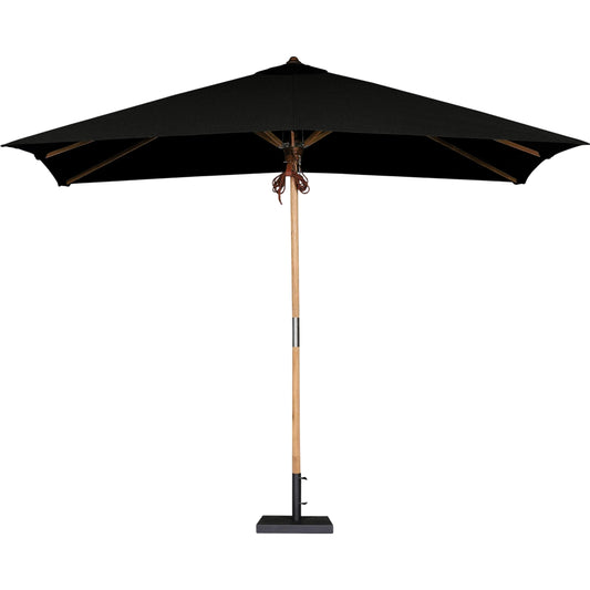Baska Outdoor Rectangular Umbrella by Four Hands. Made from 100% acrylic, solid fsc®-certified teak in a modern style.