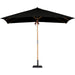 Baska Outdoor Rectangular Umbrella by Four Hands. Made from 100% acrylic, solid fsc®-certified teak in a modern style.