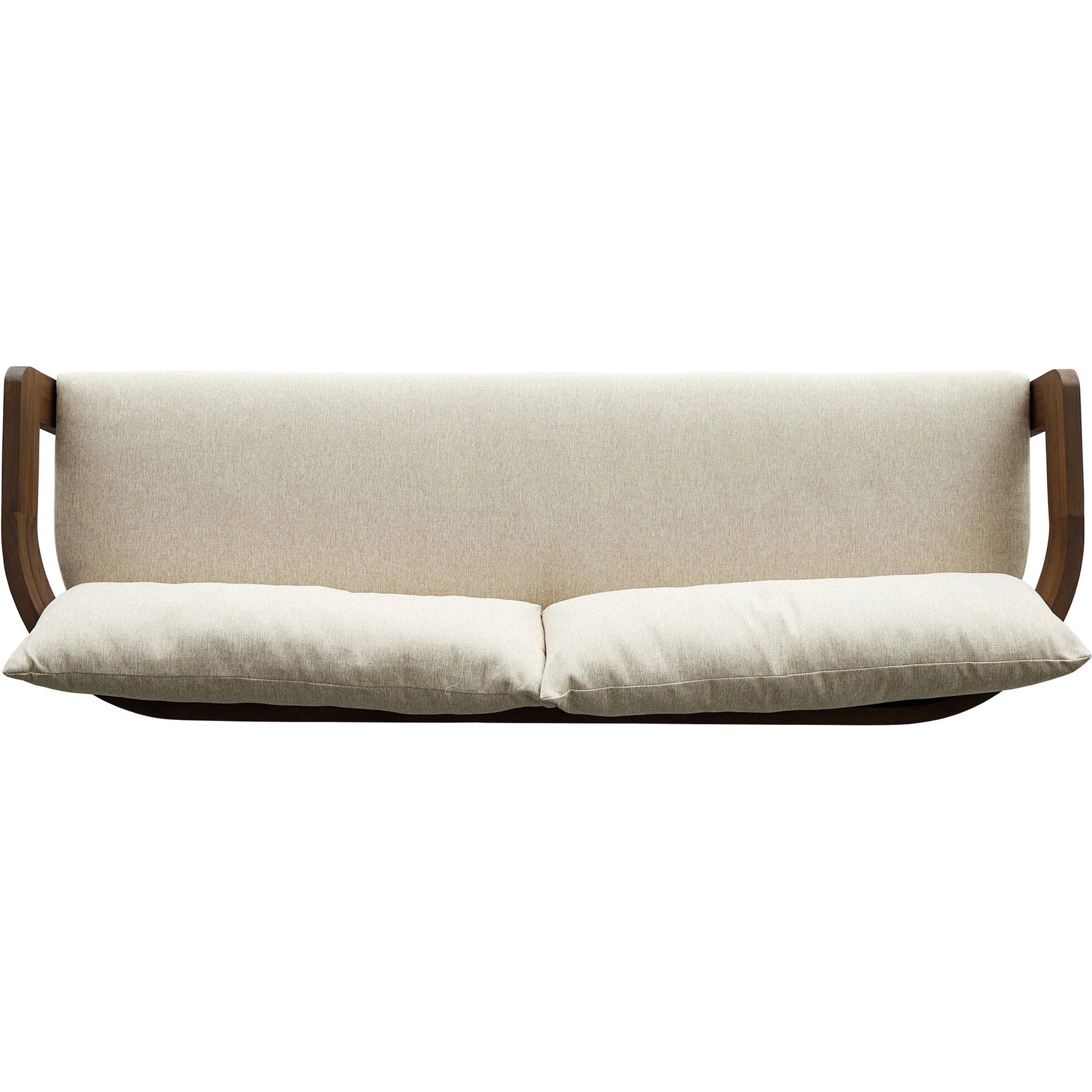 Jackson Outdoor Sofa by Four Hands. Made from 100% olefin, solid fsc®-certified teak, 91% polyurethane foam pad, 9% polyester fiber batting in a modern style.