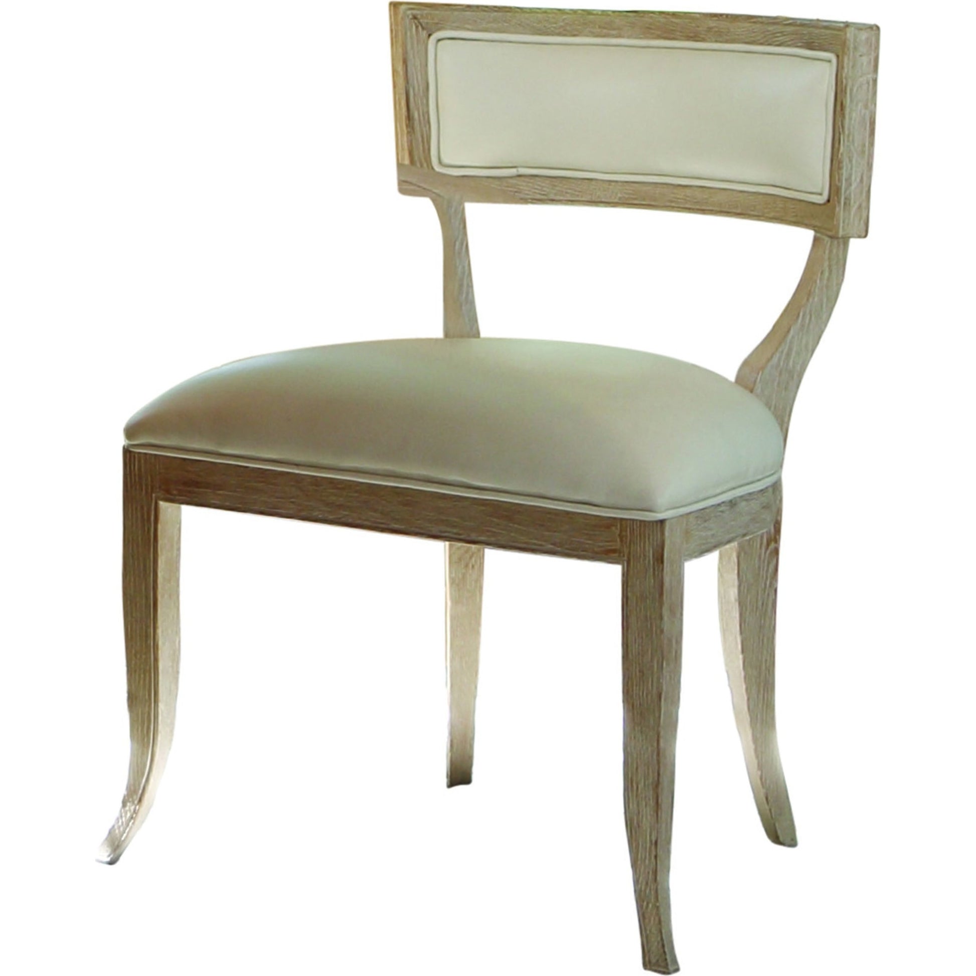 Klios Chair by Global Views. Made from american white oak in a transitional style.