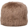 Brown Lambskin, Ivory Backing