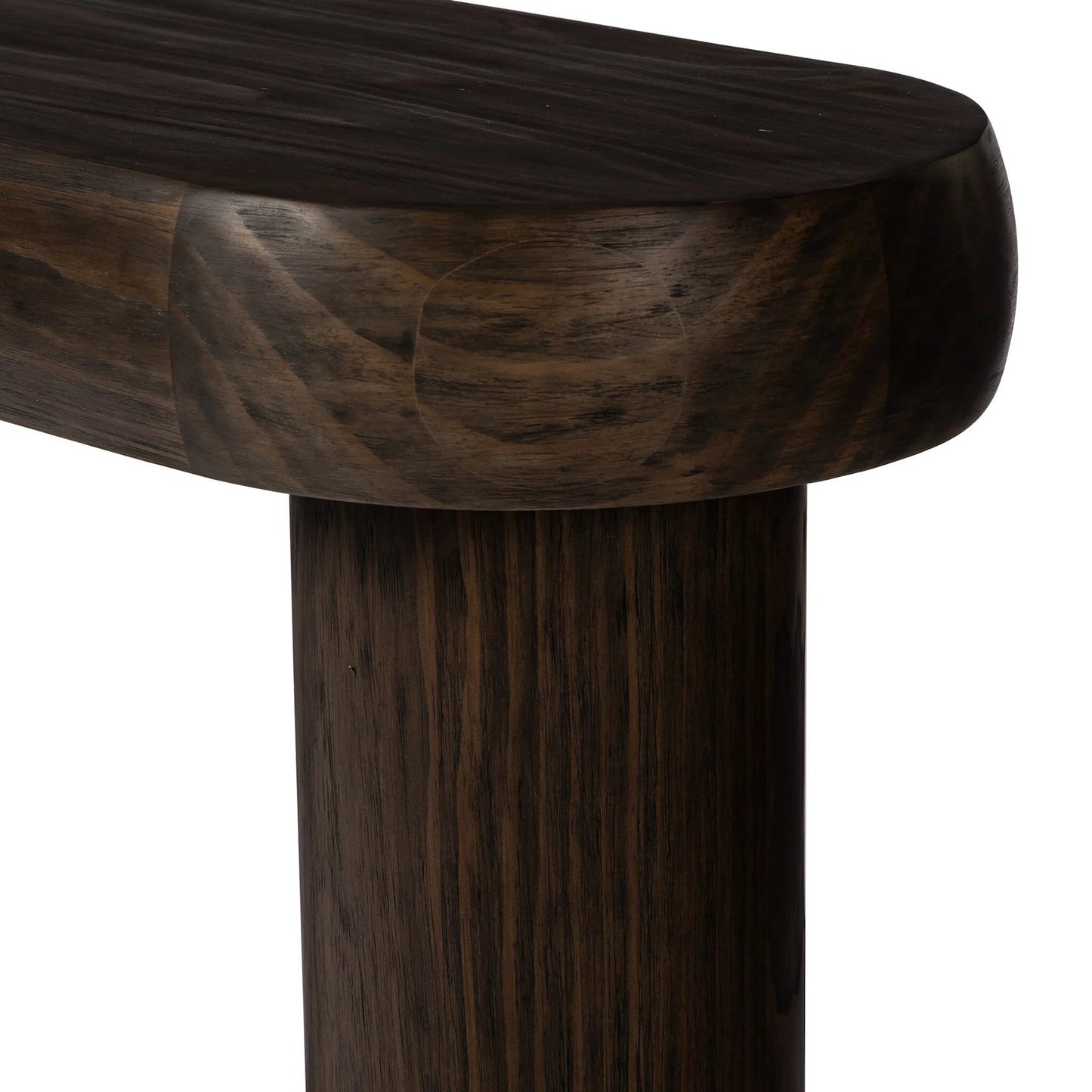 003 SI-2320262 | Closeup | Sommer Console Table by Four Hands in sienna brown pine. Made from solid pine in a traditional style.