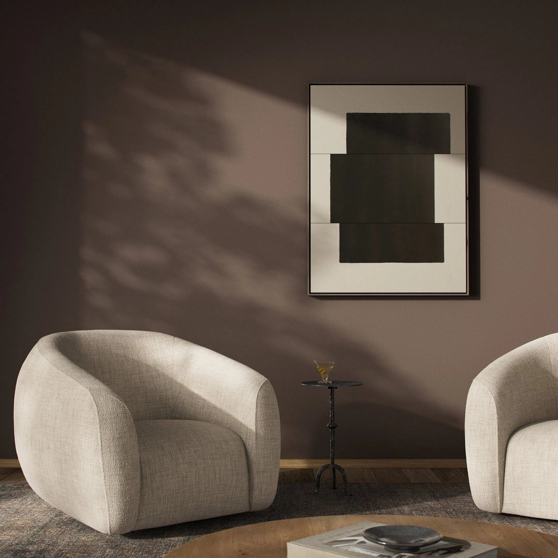 Sarsen by FH Art Studio by Four Hands. Made from raw canvas in a modern style.