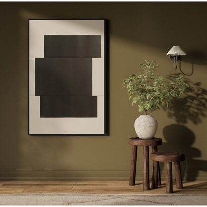 Sarsen by FH Art Studio by Four Hands. Made from raw canvas in a modern style.