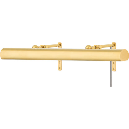 Vernon Picture Light by Hudson Valley. Made from brass in a traditional style.