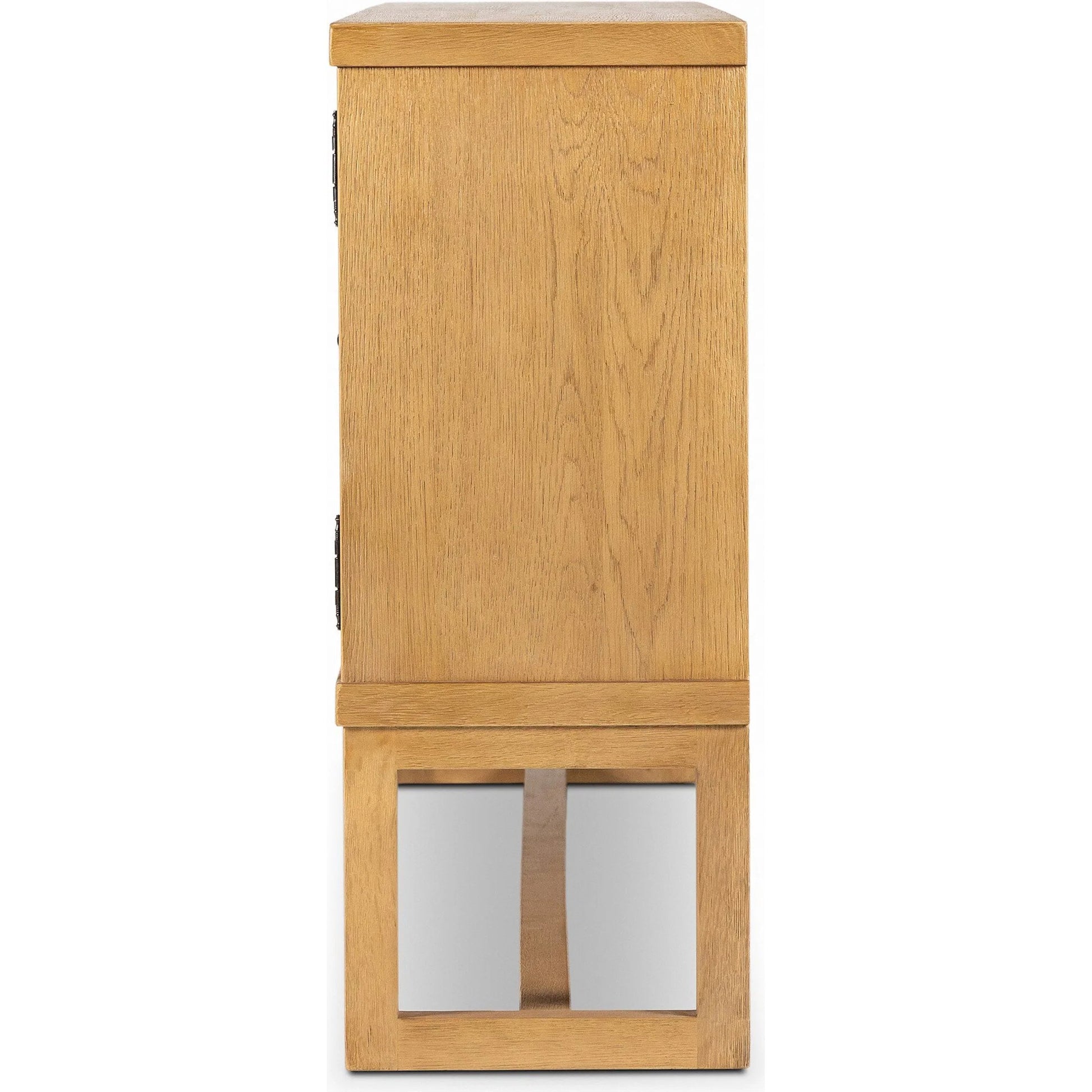 Tamara Sideboard by Four Hands in worn oak veneer. Made from thick oak veneer, solid oak in a unique style.