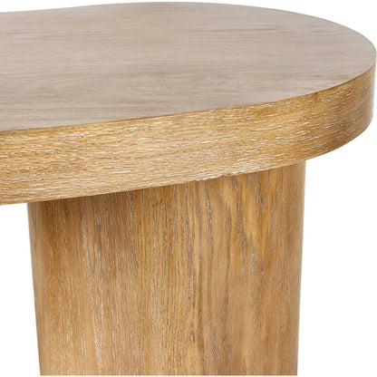 Leeds Desk by Four Hands in blonde oak veneer. Made from oak veneer in a transitional style.