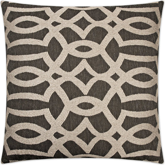 Neron Pillow by DV Kap Home. Made from 64.7% polyester, 16.8% acrylic, 14.4% viscose, 4.1% linen in a unique style.