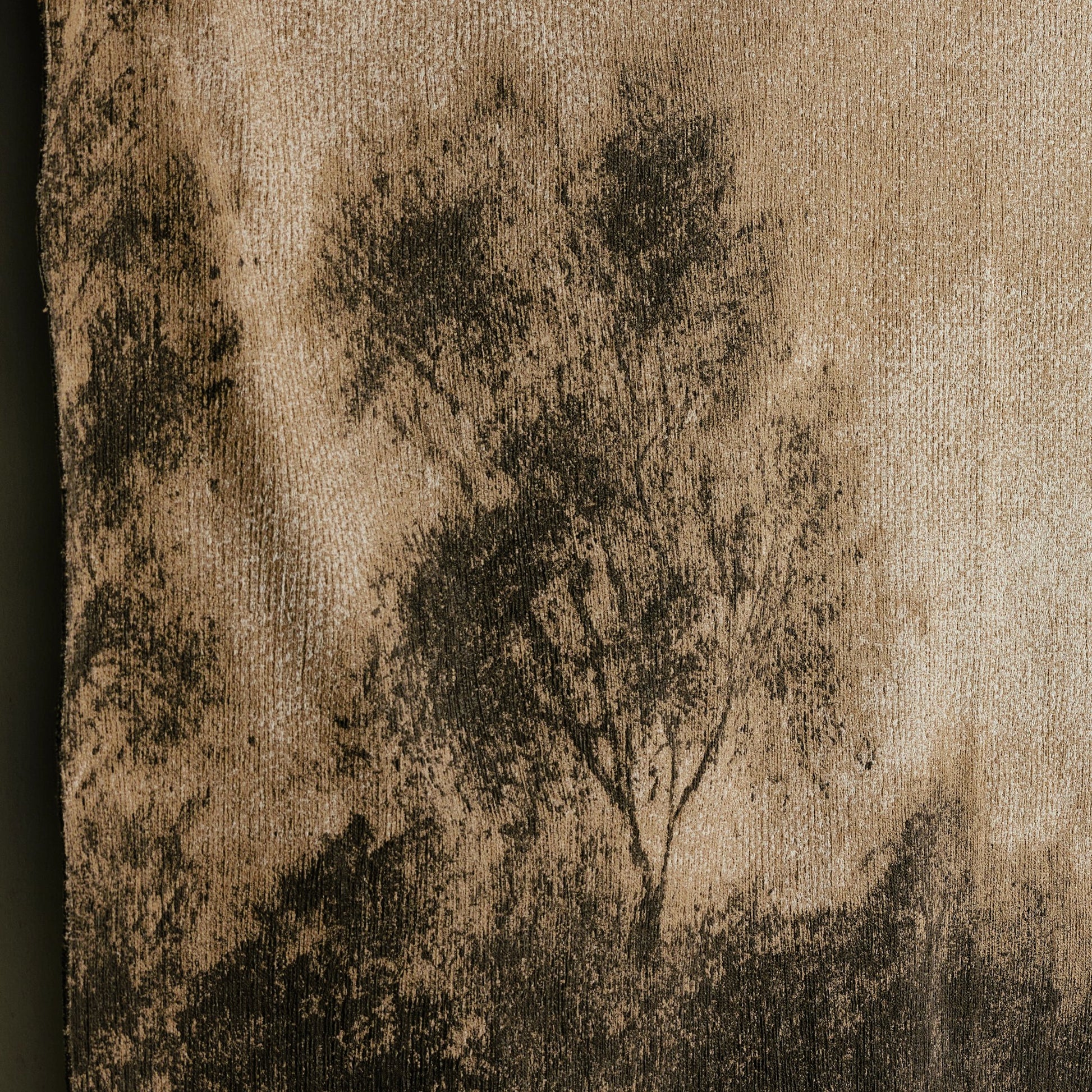 Hillside Haze by Aileen Fitzgerald by Four Hands. Made from 77% polyester, 23% cotton in a modern style.