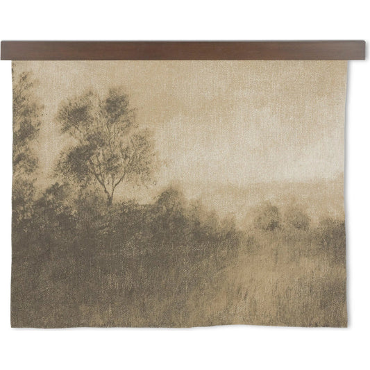 Hillside Haze by Aileen Fitzgerald by Four Hands. Made from 77% polyester, 23% cotton, solid oak in a unique style.