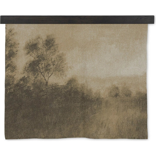 Hillside Haze by Aileen Fitzgerald by Four Hands. Made from 77% polyester, 23% cotton, solid oak in a unique style.