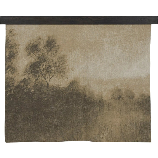 Hillside Haze by Aileen Fitzgerald by Four Hands. Made from 77% polyester, 23% cotton, solid oak in a unique style.