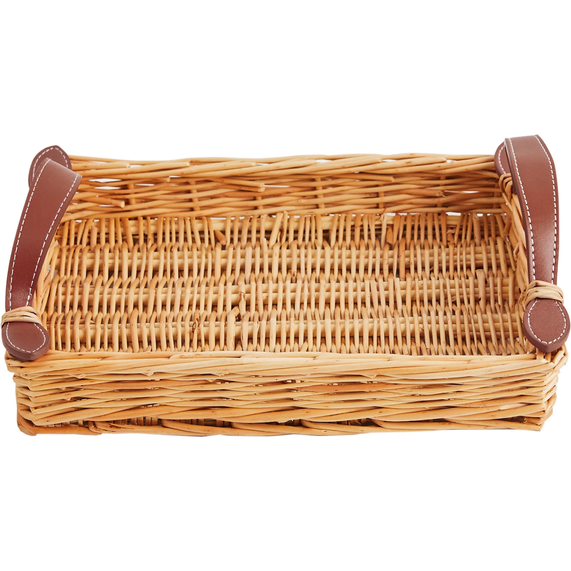 Island Tray by Chelsea House in tan. Made from rattan in a rustic style.