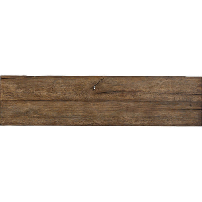 Elio Accent Bench by Four Hands in burnt bleached oak. Made from solid oak in a unique style.