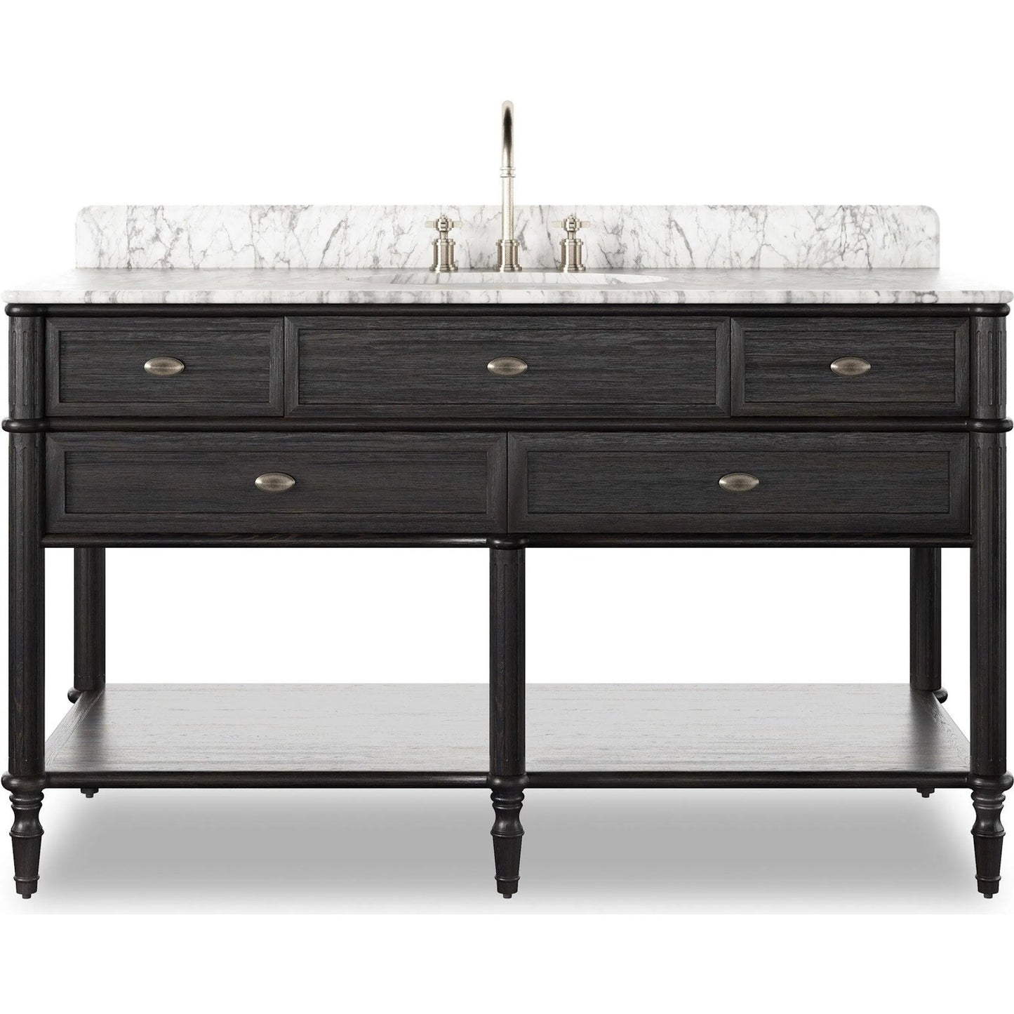 003 SI-2377106 | Additional Silo | Toulouse Single Wide Vanity by Four Hands. Made from unique in a unique style.