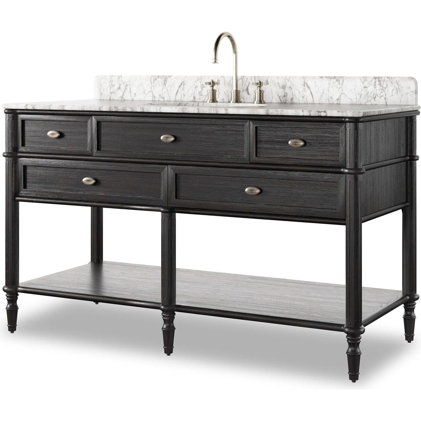 001 SI-2377106 | Primary Silo | Toulouse Single Wide Vanity by Four Hands. Made from unique in a unique style.