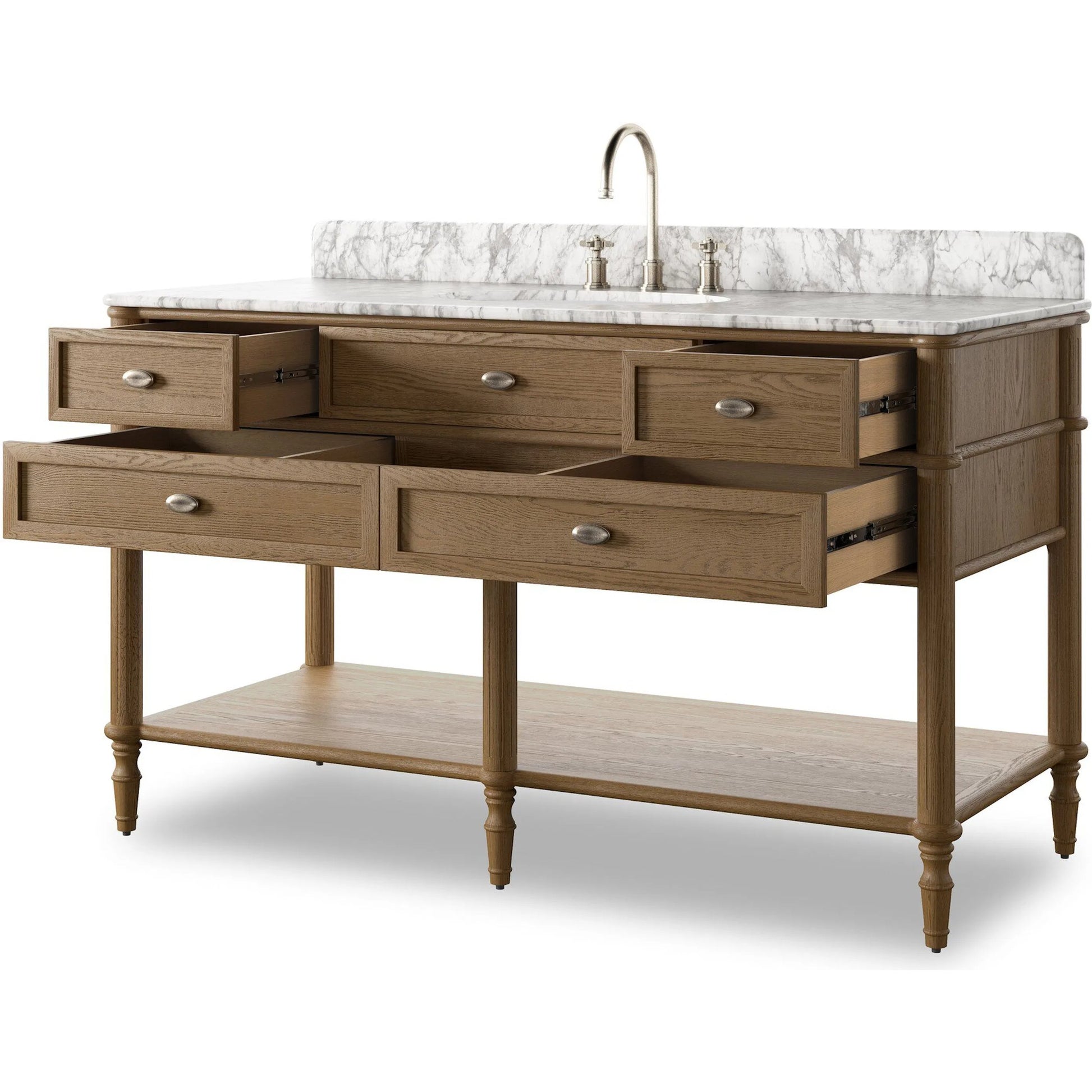 Toulouse Single Wide Vanity by Four Hands. Made from unique in a unique style.