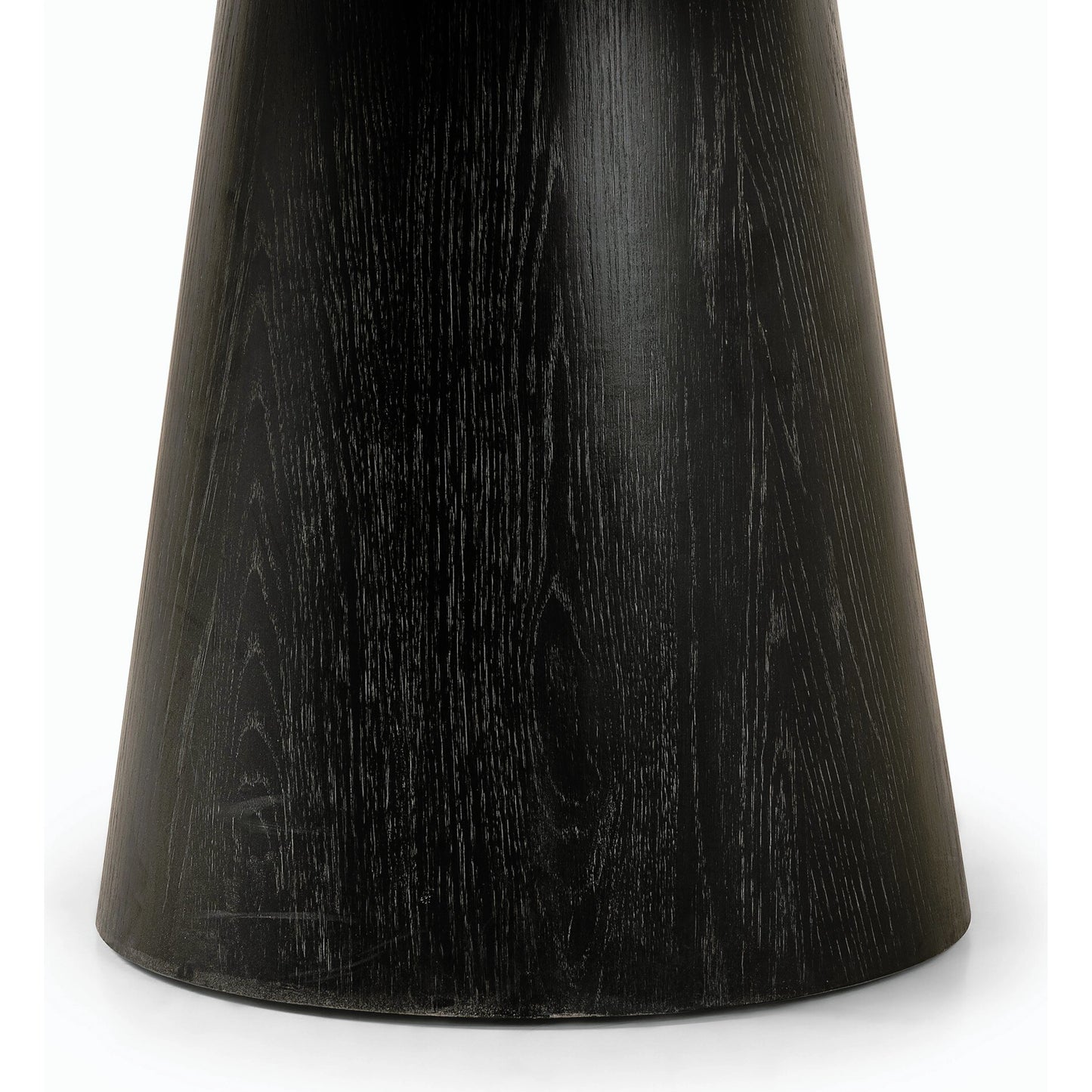 004 SI-2158484 | Closeup | Skye Poker Table by Four Hands in washed black, bluestone. Made from solid oak, bluestone in a modern style.