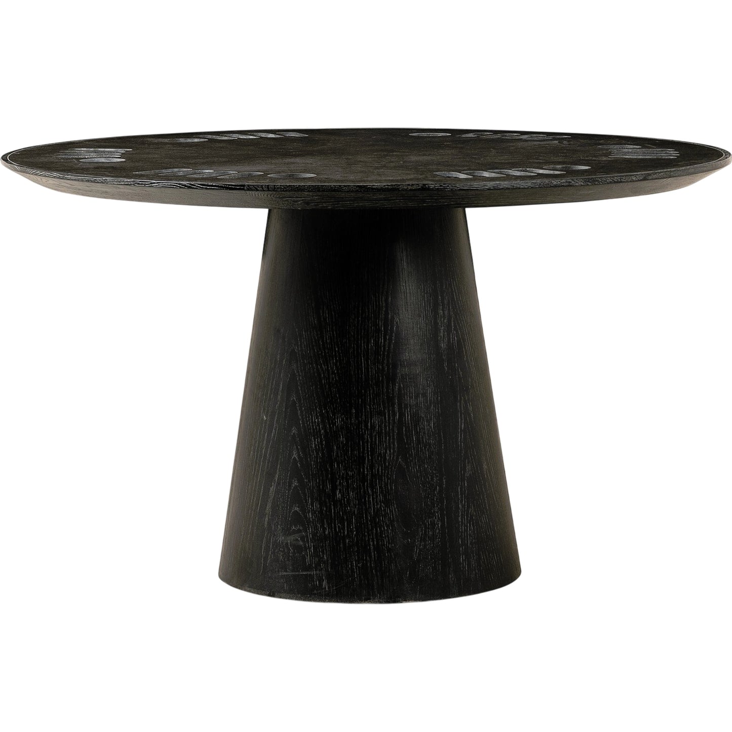 001 SI-2158484 | Primary Silo | Skye Poker Table by Four Hands in washed black, bluestone. Made from solid oak, bluestone in a modern style.