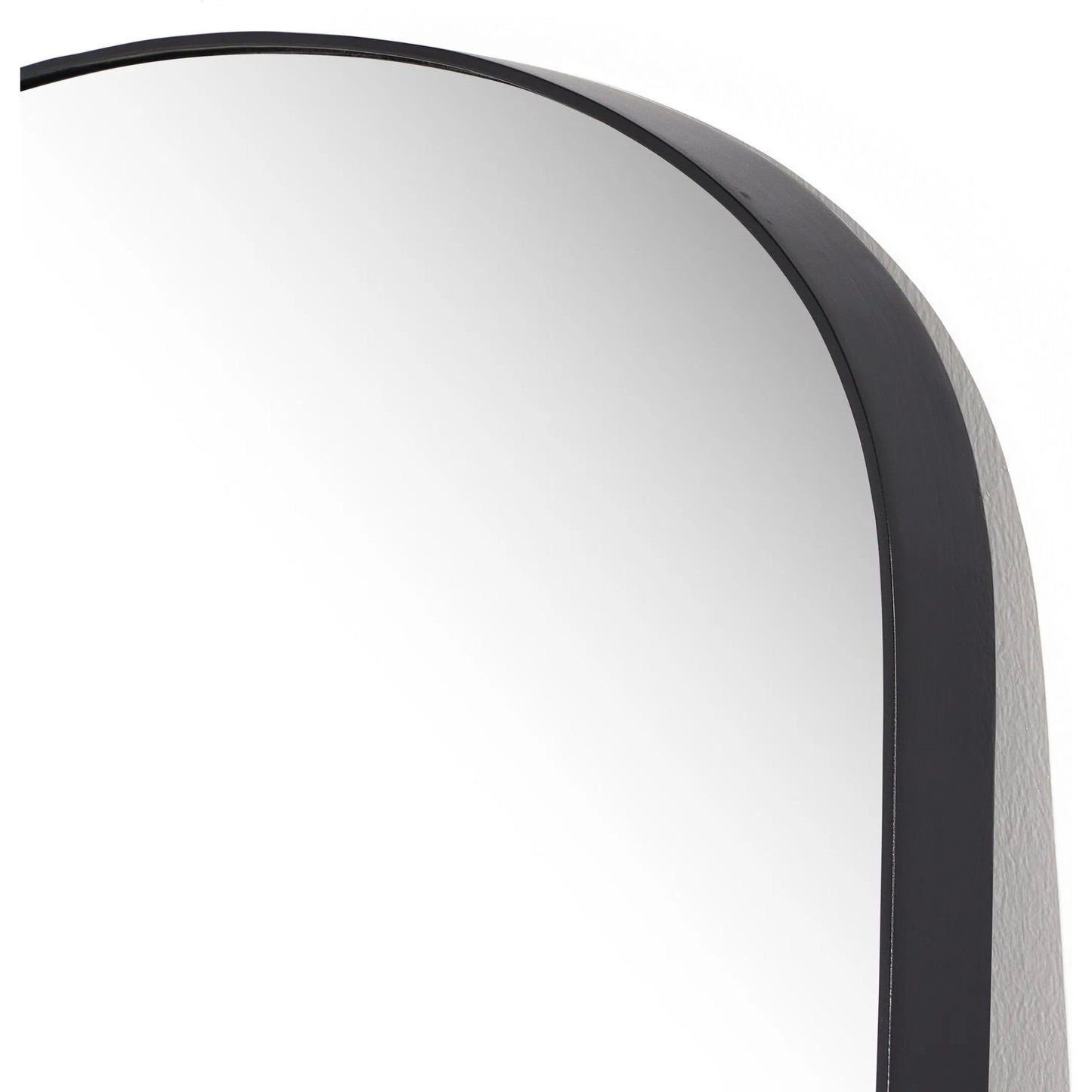013 SI-2535232 | Closeup | Merona Mantel Mirror by Four Hands in iron matte black. Made from iron, mirror in a unique style.