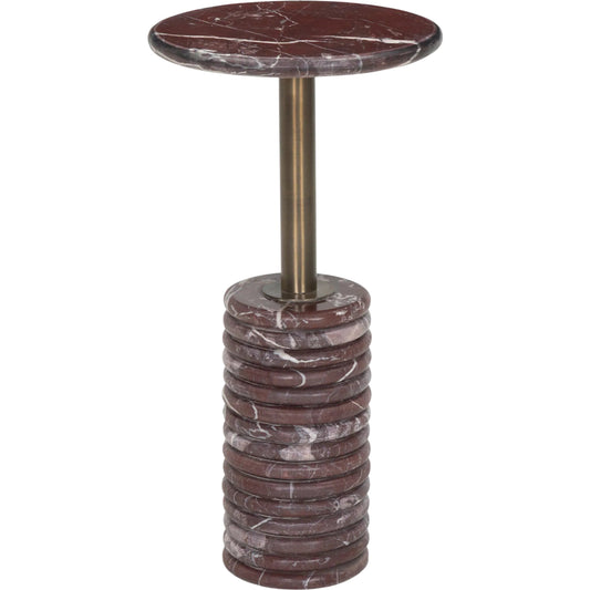 Reeves End Table by Four Hands. Made from solid marble, iron in a modern style.