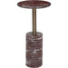 Reeves End Table by Four Hands. Made from solid marble, iron in a modern style.