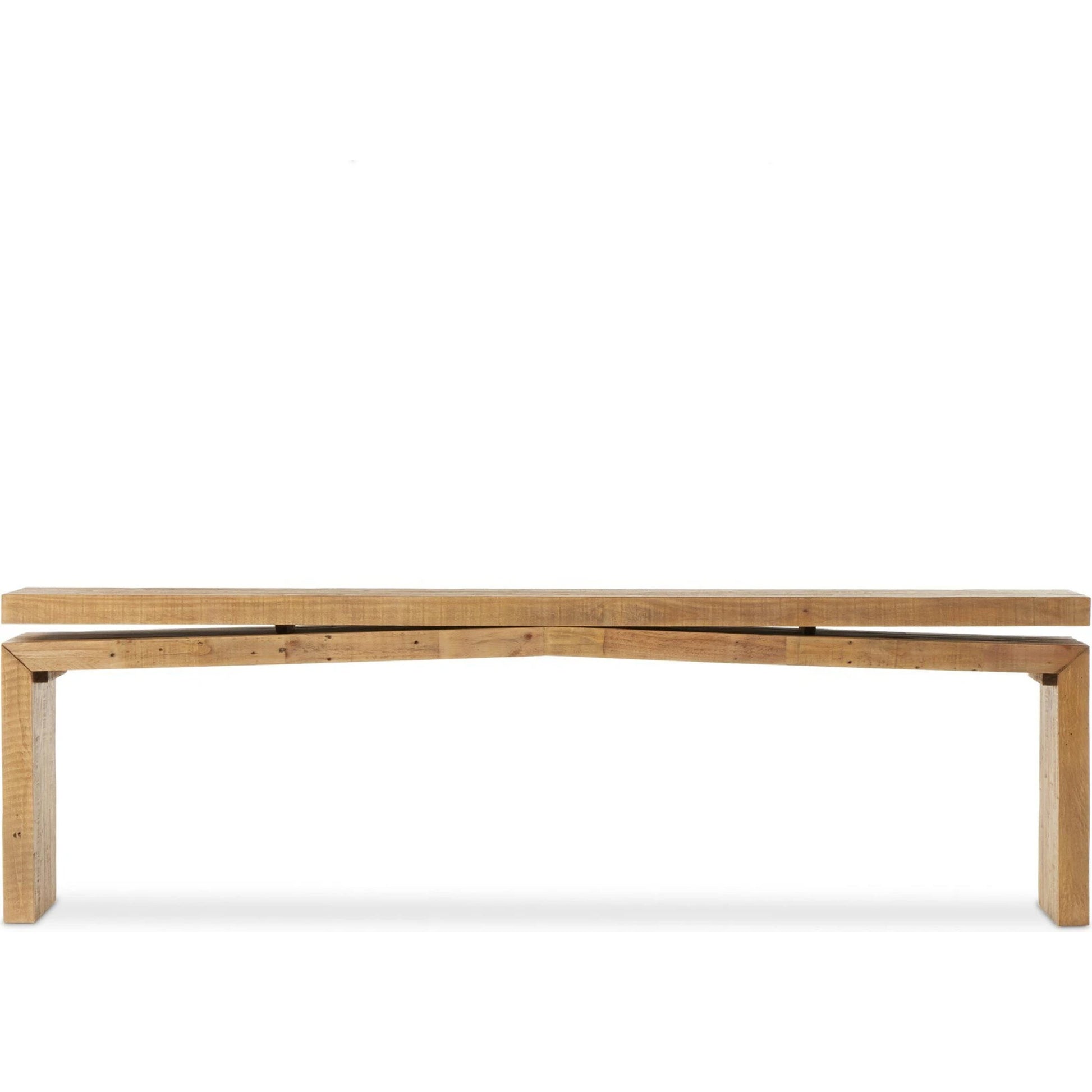 Matthes Large Console Table by Four Hands. Made from solid reclaimed pine in a modern style.