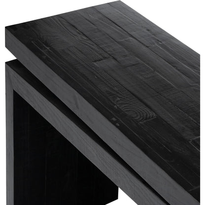 Matthes Large Console Table by Four Hands. Made from solid reclaimed pine in a modern style.