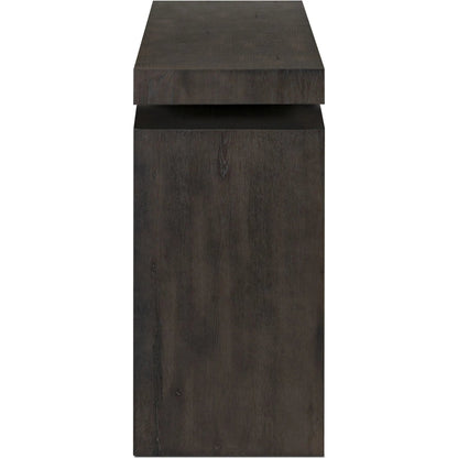 Matthes Console Table by Four Hands. Made from thick oak veneer in a transitional style.