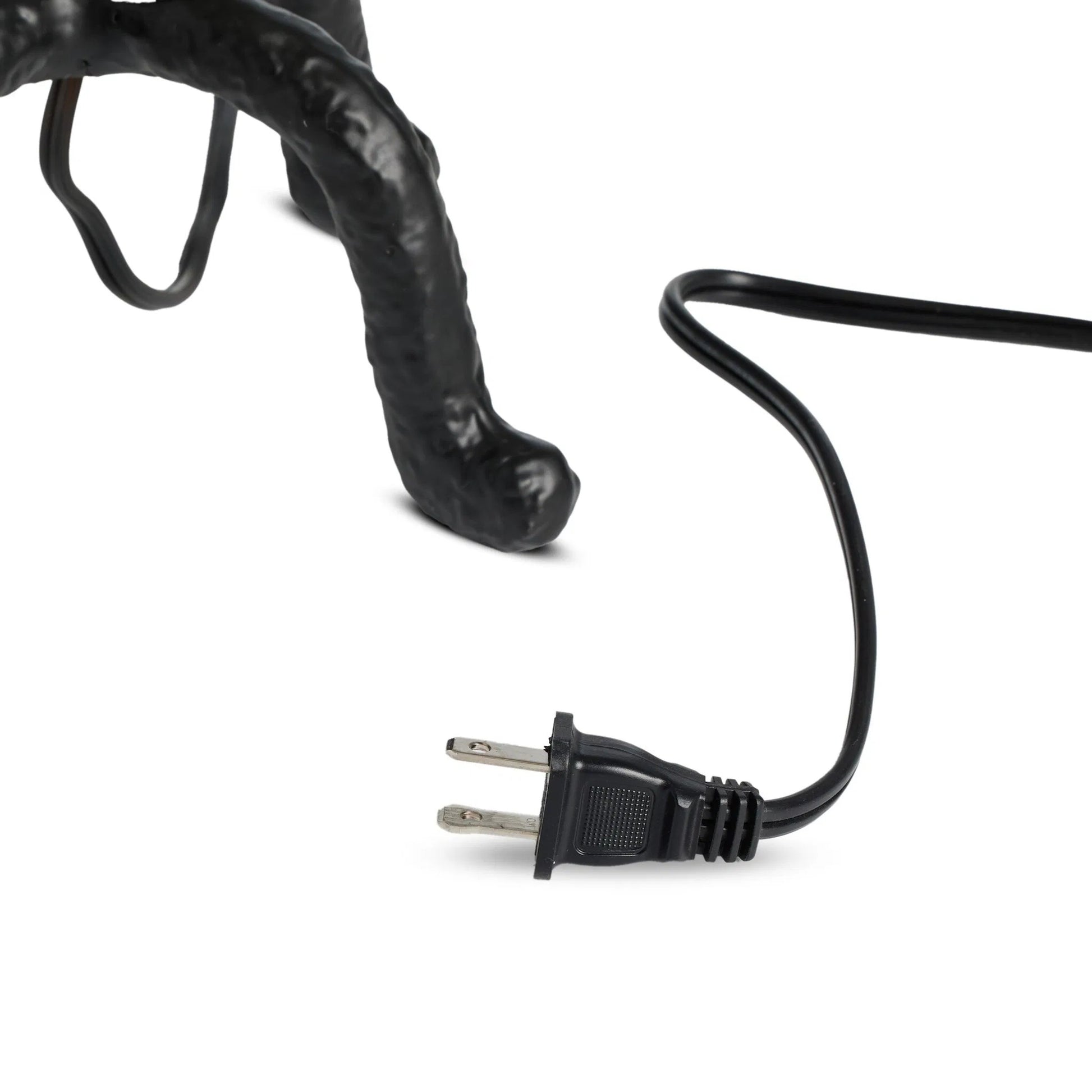 Neville Table Lamp by Four Hands in matte black cast aluminum, black cord. Made from aluminum, thermoplastic in a unique style.