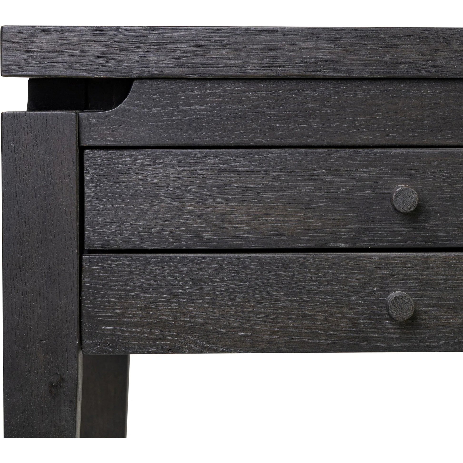 Bergstrom Desk by Four Hands. Made from thick oak veneer, solid oak in a modern style.