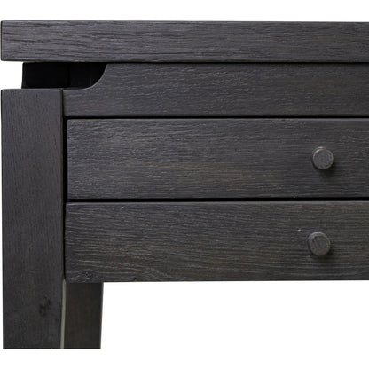 Bergstrom Desk by Four Hands. Made from thick oak veneer, solid oak in a modern style.