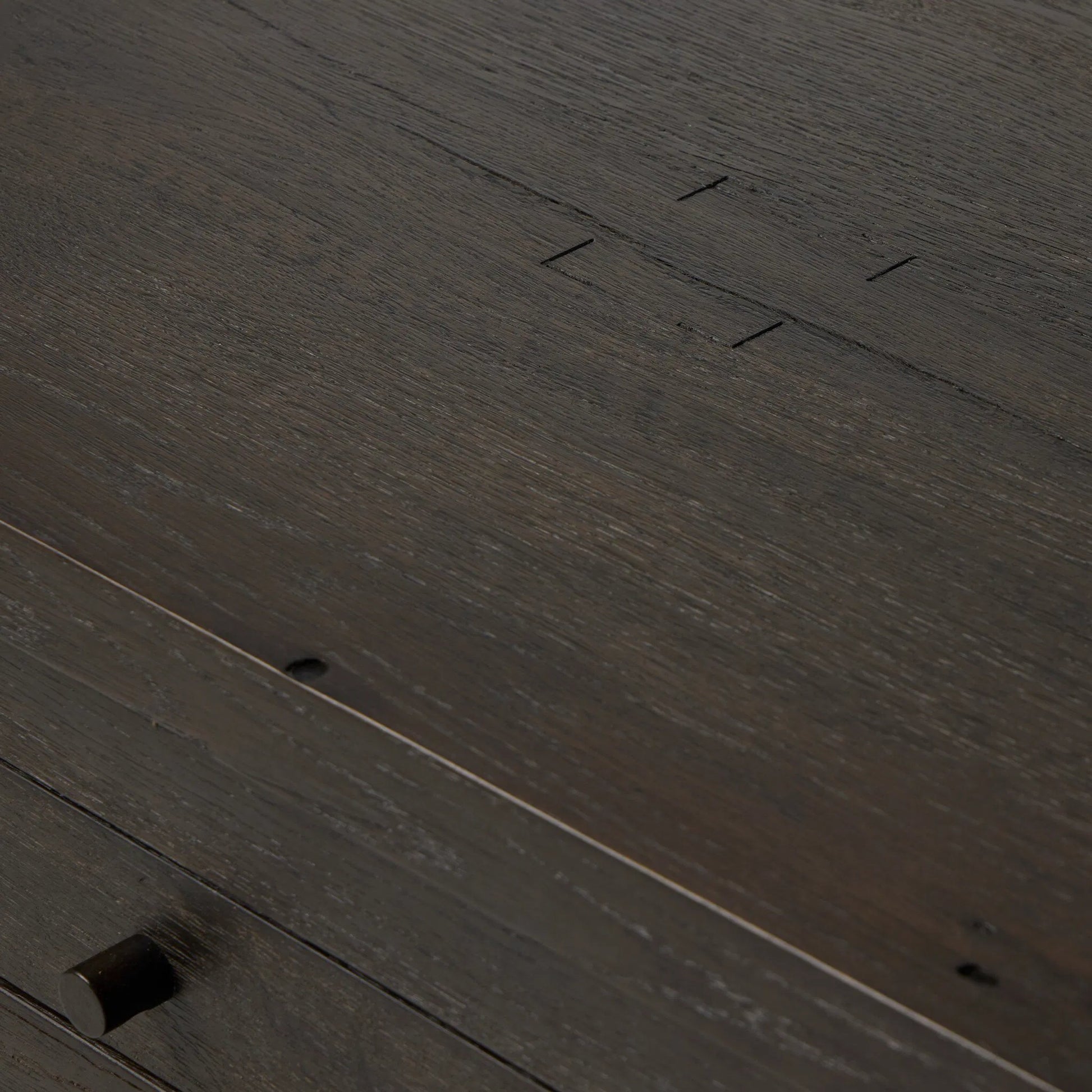 Bergstrom Desk by Four Hands. Made from thick oak veneer, solid oak in a modern style.
