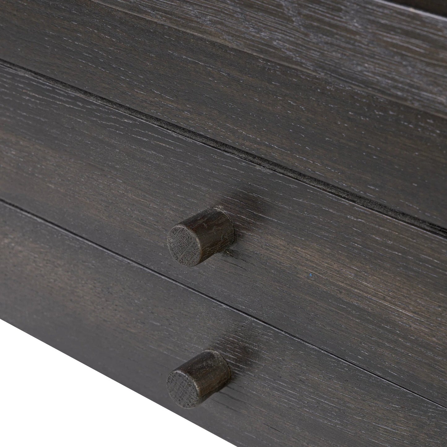 025 SI-2534795 | Closeup | Bergstrom Desk by Four Hands. Made from thick oak veneer, solid oak in a modern style.