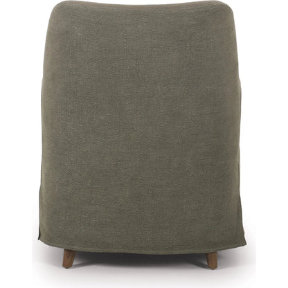 Brently Chair by Four Hands. Made from 100% flax/linen, solid oak in a unique style.