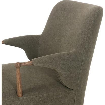 Brently Chair by Four Hands. Made from 100% flax/linen, solid oak in a unique style.