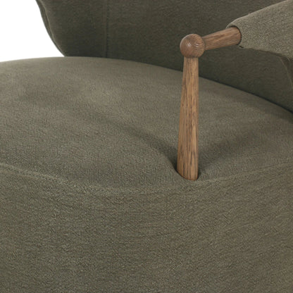 Brently Chair by Four Hands. Made from 100% flax/linen, solid oak in a unique style.