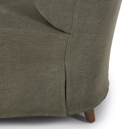 Brently Chair by Four Hands. Made from 100% flax/linen, solid oak in a unique style.